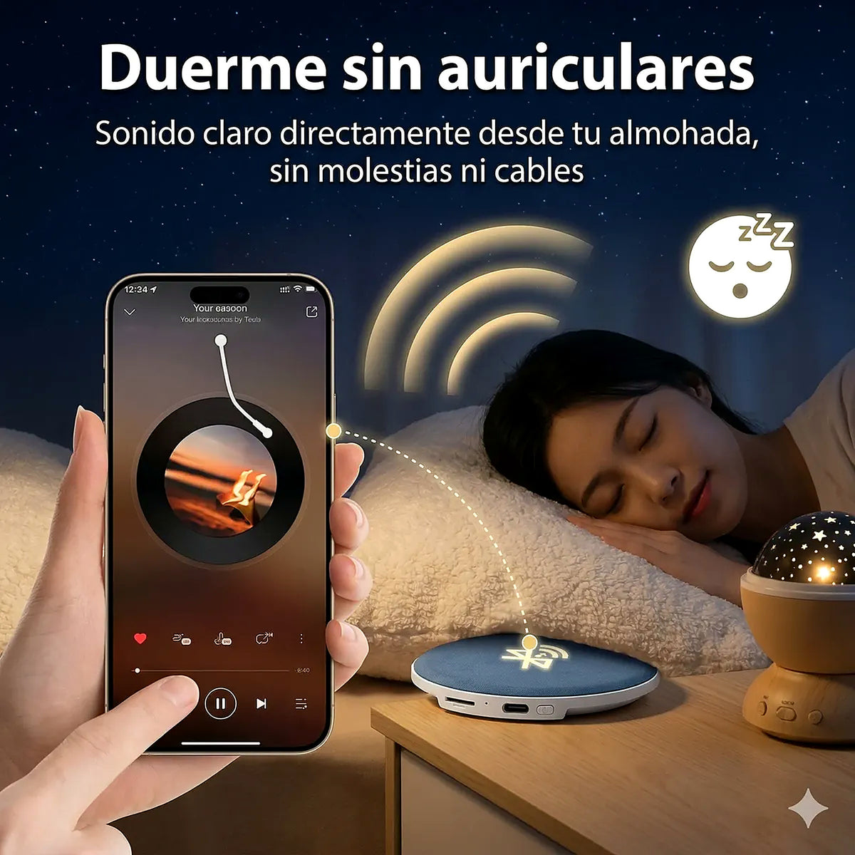 Altavoz premium de almohada DDD