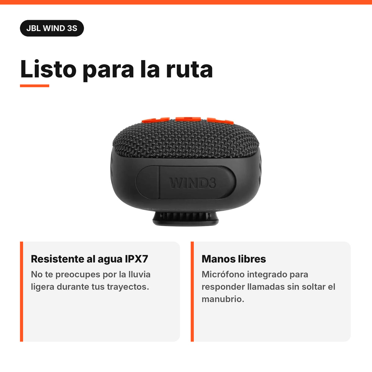 Parlante Portátil JBL Wind 3S
