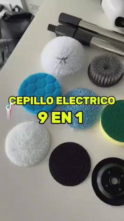 CEPILLO ELECTRICO DE LIMPIEZA 9 EN 1