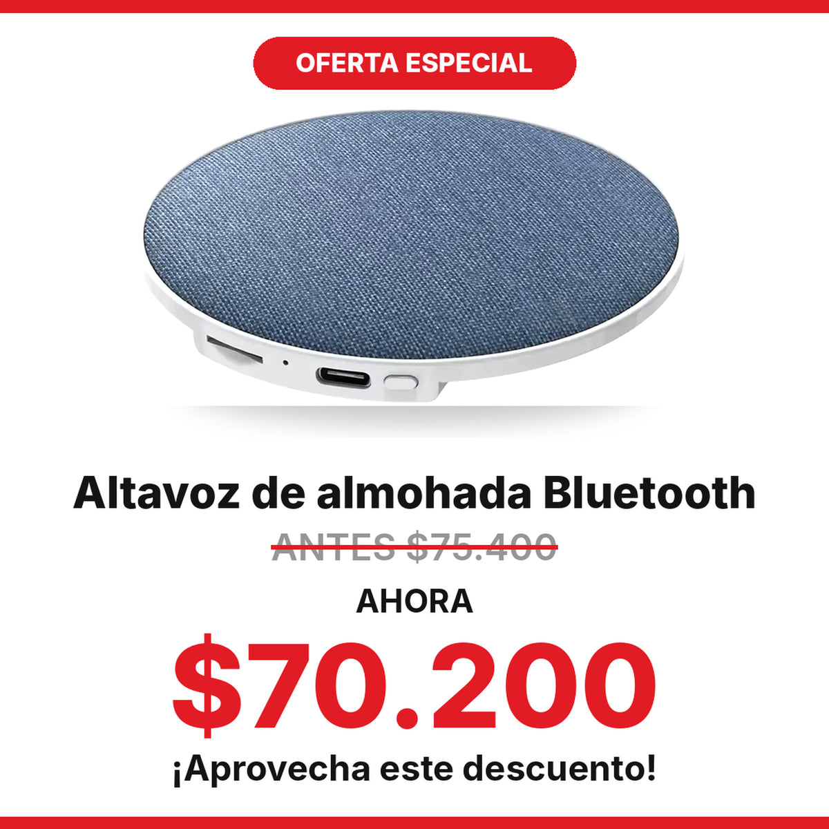 Altavoz premium de almohada DDD