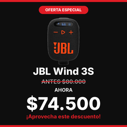 Parlante Portátil JBL Wind 3S